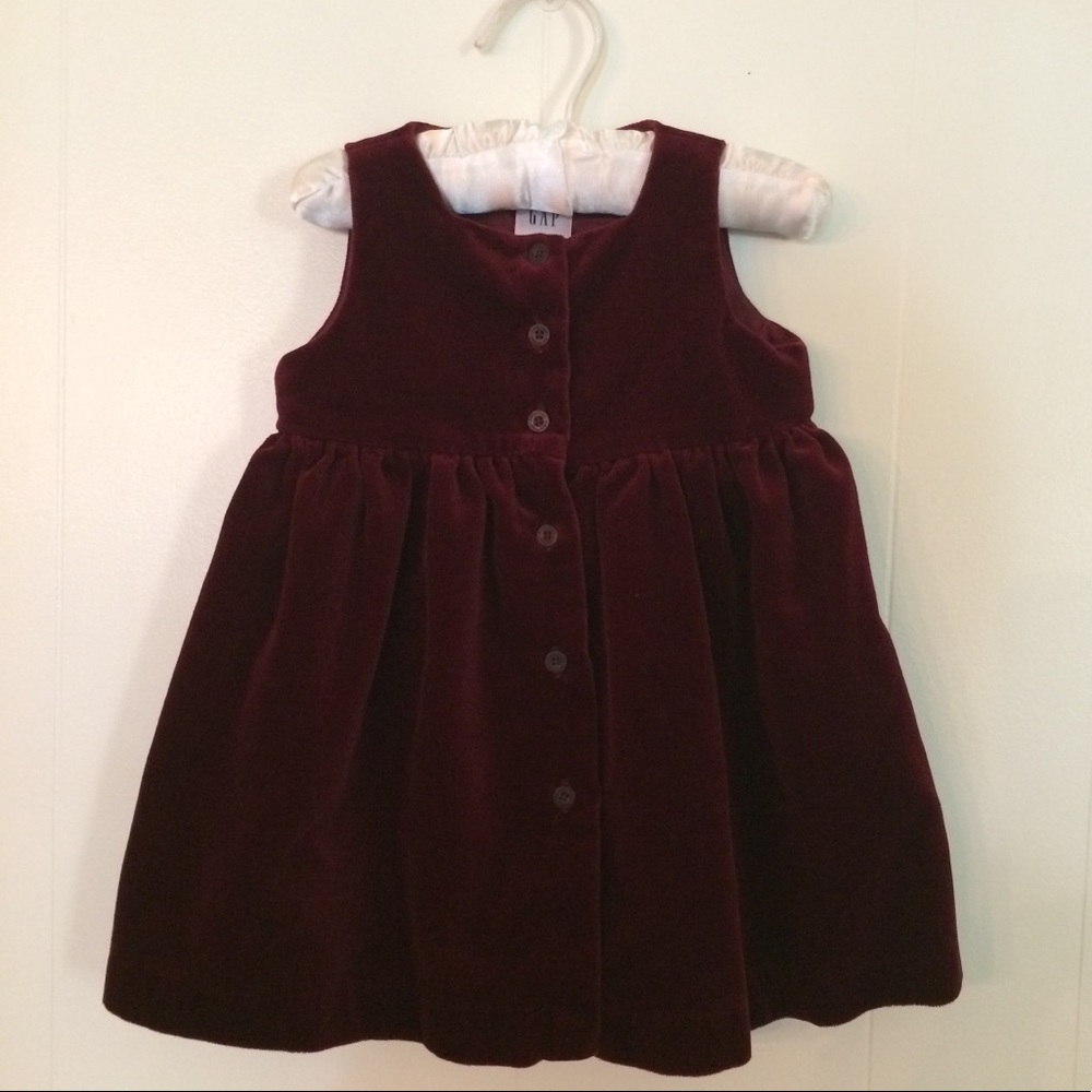 Baby Gap Velvet Dress 6-12 months